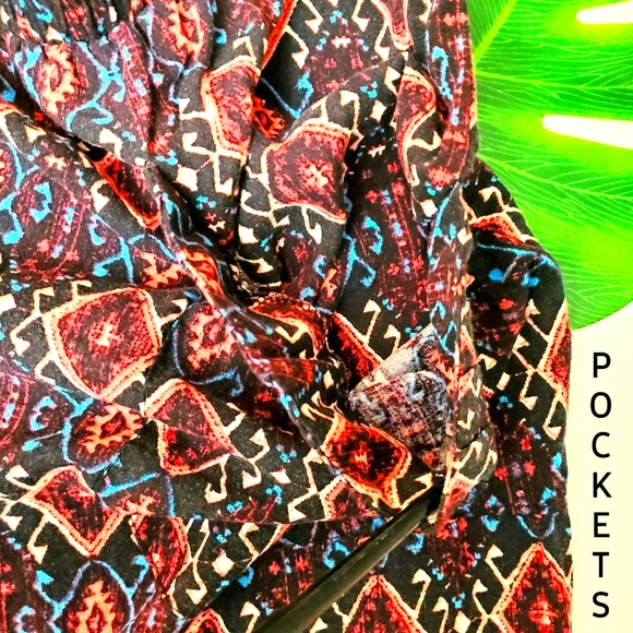 ‼️CLEARANCE‼️ 🍟 Super cute boho printed pants size large 🍟 - Picture 7 of 8
